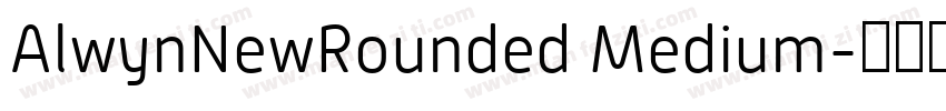 AlwynNewRounded Medium字体转换
